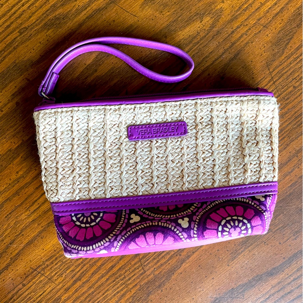 Vera Bradley Disney Purple Wristlet